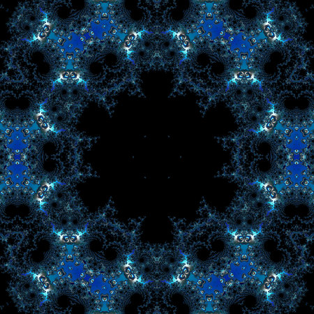 Abstract Computer generated Fractal design. A fractal is a never-ending pattern. Fractals are infinitely complex patterns that are self-similar across different scales. Great for cの写真素材