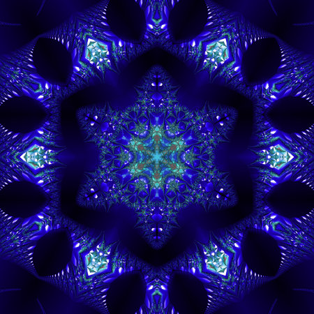 Abstract Computer generated Fractal design. A fractal is a never-ending pattern. Fractals are infinitely complex patterns that are self-similar across different scales. Great for cの写真素材