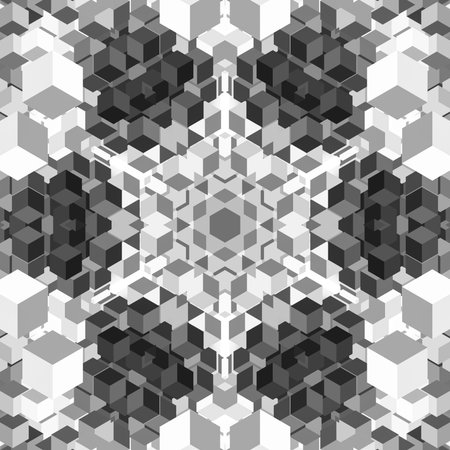 Abstract Computer generated Fractal design. A fractal is a never-ending pattern. Fractals are infinitely complex patterns that are self-similar across different scales. Great for cの写真素材