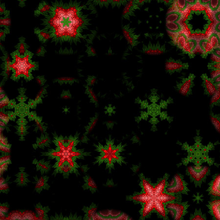 Abstract colorful seamless kaleidoscope pattern. Beautiful multicolor kaleidoscope texture. Unique...