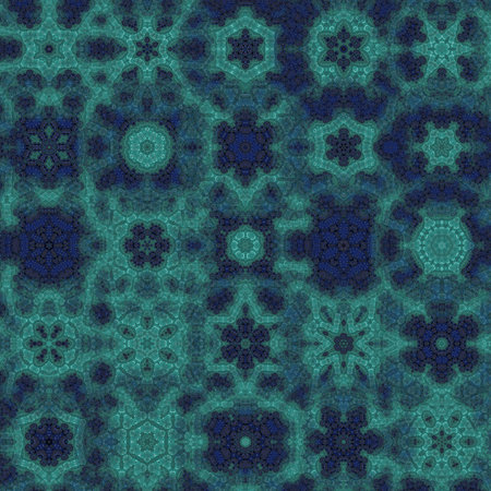 Abstract colorful seamless kaleidoscope pattern. Beautiful multicolor kaleidoscope texture. Unique...