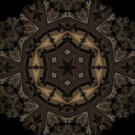 Kaleidoscope of color with beautiful ornamental - Thorough background summary - seamlessの写真素材