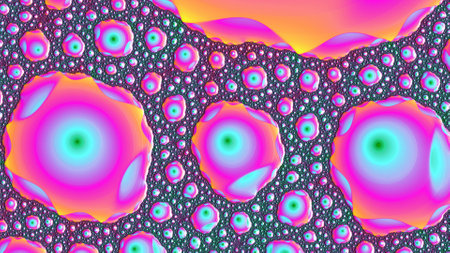 Abstract fractal. Fractal art background for creative design. Decoration for wallpaper, desktop,...