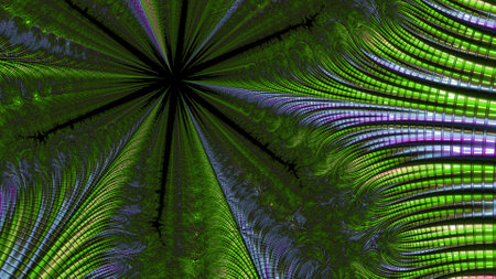 Abstract fractal. Fractal art background for creative design. Decoration for wallpaper, desktop, poster, cover booklet. Print for clothes, t-shirt. Creative illustration for designの写真素材