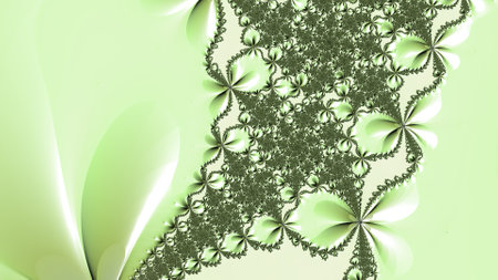 Abstract fractal. Fractal art background for creative design. Decoration for wallpaper, desktop, poster, cover booklet. Print for clothes, t-shirt. Creative illustration for designの写真素材
