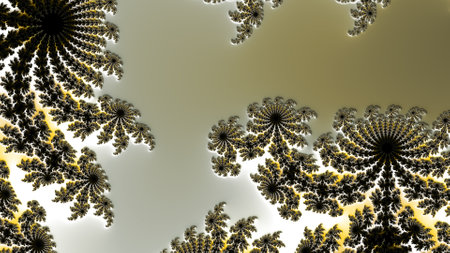 3D surreal illustration. Sacred geometry. Mysterious psychedelic relaxation pattern. Fractal abstract texture. Digital artwork graphic astrology magicの写真素材