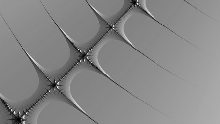 Abstract Computer generated Fractal design. A fractal is a never-ending pattern. Fractals are infinitely complex patterns that are self-similar across different scales.の写真素材