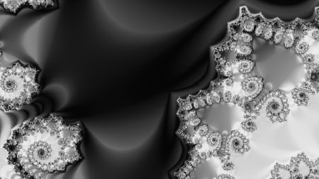 Abstract Computer generated Fractal design. A fractal is a never-ending pattern. Fractals are infinitely complex patterns that are self-similar across different scales.の写真素材