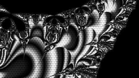 Abstract Computer generated Fractal design. A fractal is a never-ending pattern. Fractals are infinitely complex patterns that are self-similar across different scales.の写真素材