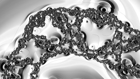 Abstract Computer generated Fractal design. A fractal is a never-ending pattern. Fractals are...