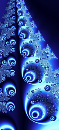 Abstract fractal. Fractal art background for creative design. Decoration for wallpaper, desktop, poster, cover booklet. Print for clothes, t-shirt. Creative illustration for designの写真素材