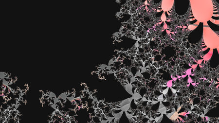 Abstract Computer generated Fractal design. A fractal is a never-ending pattern. Fractals are infinitely complex patterns that are self-similar across different scales.の写真素材