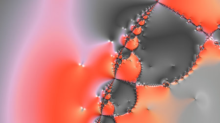 Abstract Computer generated Fractal design. A fractal is a never-ending pattern. Fractals are infinitely complex patterns that are self-similar across different scales.の写真素材