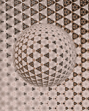 Abstract Computer generated Fractal design. A fractal is a never-ending pattern. Fractals are...