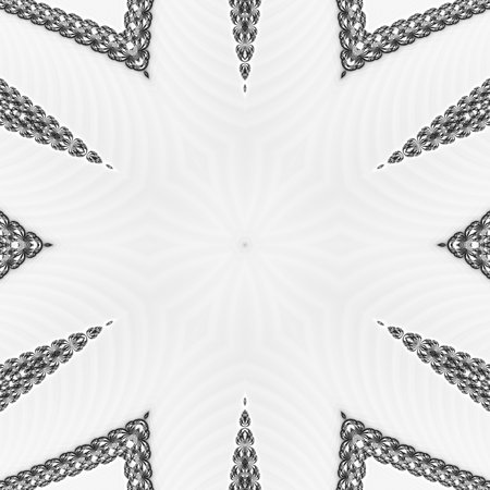 Abstract fractal kaleidoscope background. Beautiful multicolor kaleidoscope texture. Unique kaleidoscope design.の写真素材
