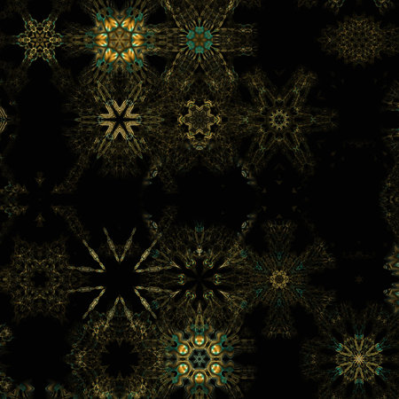 Abstract fractal. Fractal art background for creative design. Decoration for wallpaper, desktop,...