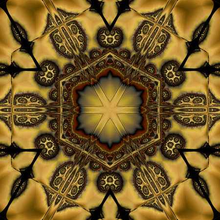 Computer generated illustration of abstract fractal artwork for creative art,design and...