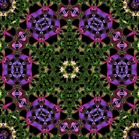 Kaleidoscopic wallpaper tiles. Background or texture(You can find more templates and textures in my portfolio)の写真素材