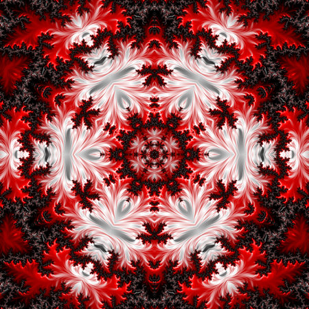 Abstract fractal. Fractal art background for creative design. Decoration for wallpaper, desktop, poster, cover booklet. Print for clothes, t-shirt. Creative illustration for designの写真素材