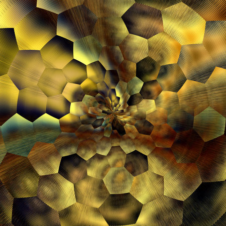 abstract fractal background a computer-generated 2D illustration, textureの写真素材