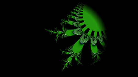 Abstract fractal. Fractal art background for creative design. Decoration for wallpaper, desktop, poster, cover booklet. Print for clothes, t-shirt. Creative illustration for designの写真素材