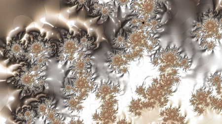 Abstract fractal. Fractal art background for creative design. Decoration for wallpaper, desktop, poster, cover booklet. Print for clothes, t-shirt. Creative illustration for designの写真素材