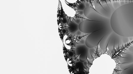 Abstract Computer generated Fractal design. A fractal is a never-ending pattern. Fractals are infinitely complex patterns that are self-similar across different scales. Great for cell phone wallpaperの写真素材