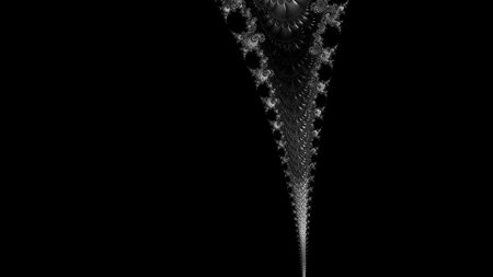 Abstract Computer generated Fractal design. A fractal is a never-ending pattern. Fractals are infinitely complex patterns that are self-similar across different scales.の写真素材
