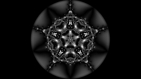 Abstract Computer generated Fractal design. A fractal is a never-ending pattern. Fractals are infinitely complex patterns that are self-similar across different scales.の写真素材