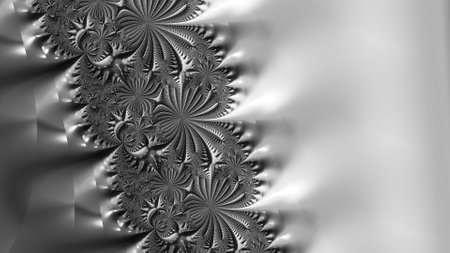 Abstract Computer generated Fractal design. A fractal is a never-ending pattern. Fractals are infinitely complex patterns that are self-similar across different scales.の写真素材