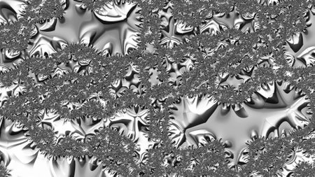 Abstract Computer generated Fractal design. A fractal is a never-ending pattern. Fractals are infinitely complex patterns that are self-similar across different scales.の写真素材