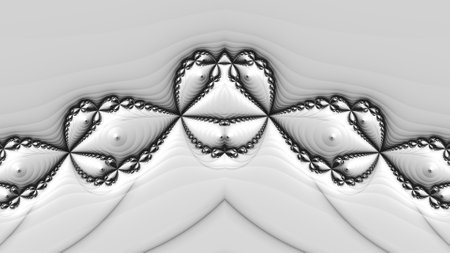 Abstract Computer generated Fractal design. A fractal is a never-ending pattern. Fractals are infinitely complex patterns that are self-similar across different scales.の写真素材