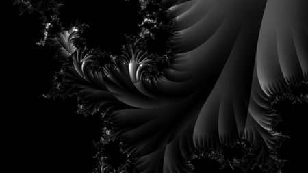 Abstract Computer generated Fractal design. A fractal is a never-ending pattern. Fractals are infinitely complex patterns that are self-similar across different scales.の写真素材