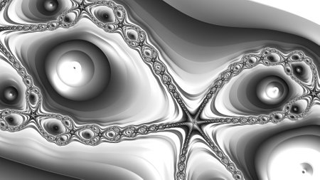 Fractal art background for creative design. Abstract fractal. Decoration for wallpaper, desktop, poster, cover booklet. Print for clothes, t-shirt. Creative illustration for designの写真素材