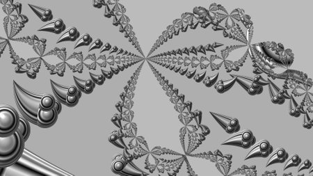 Fractal art background for creative design. Abstract fractal. Decoration for wallpaper, desktop, poster, cover booklet. Print for clothes, t-shirt. Creative illustration for designの写真素材
