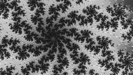 Fractal art background for creative design. Abstract fractal. Decoration for wallpaper, desktop, poster, cover booklet. Print for clothes, t-shirt. Creative illustration for designの写真素材