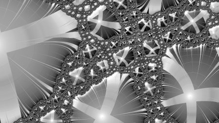 Fractal art background for creative design. Abstract fractal. Decoration for wallpaper, desktop, poster, cover booklet. Print for clothes, t-shirt. Creative illustration for designの写真素材