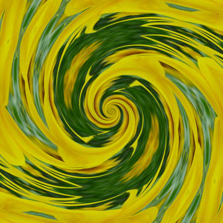 Yellow green background swirlの写真素材