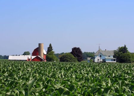 A Rural Farmhouseの写真素材