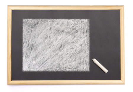 Blackboard with a chalk and the shape of Wyoming drawn onto. (series)の写真素材
