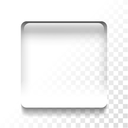Transparent stop iconのイラスト素材