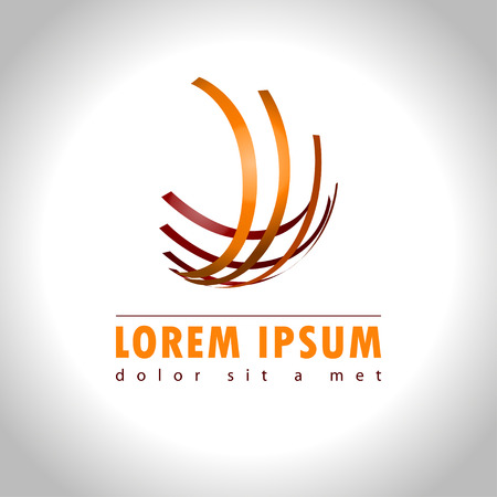 Abstract web Icon and logo sample, vector illusrationのイラスト素材