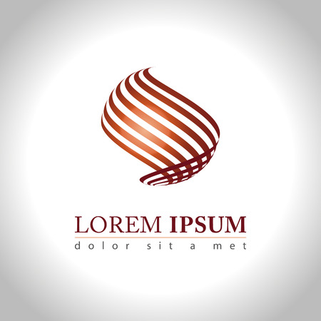 Abstract web Icon and logo sample, vector illusrationのイラスト素材