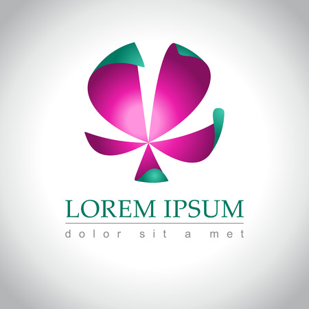 Abstract web Icon and logo sample, vector illusrationのイラスト素材
