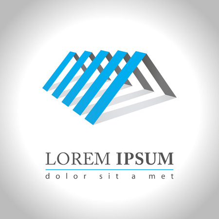 Abstract web Icon and logo sample, vector illusrationのイラスト素材