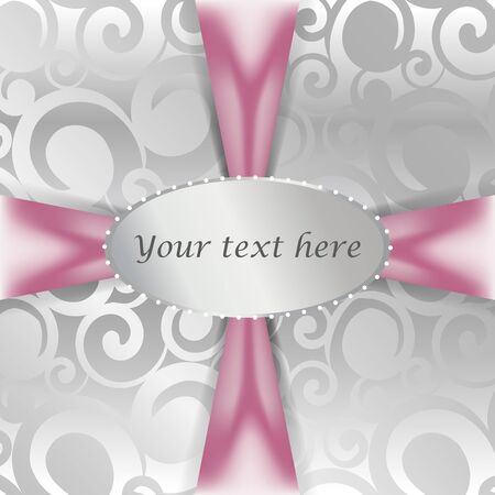 Background design for gift certificate, vector illustrationのイラスト素材