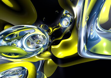 A Study of Abstract Form & Colors.