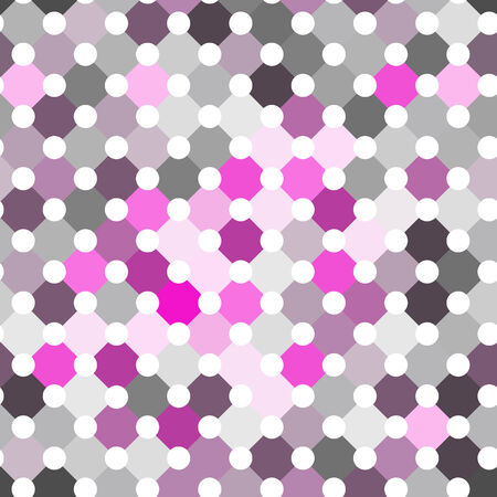 Vector illustration of seamless pattern with polygonsのイラスト素材