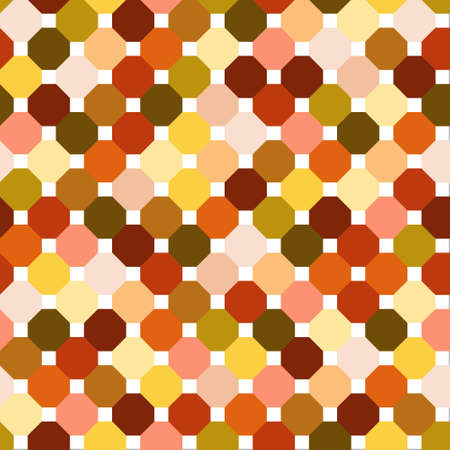 Vector illustration of bright seamless pattern with polygonsのイラスト素材