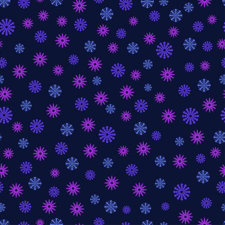 Flower snowflake seamless pattern monochrome for background, fabric print - vector illustrationのイラスト素材